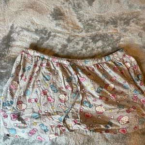 Grey candy cupcake shorts XL